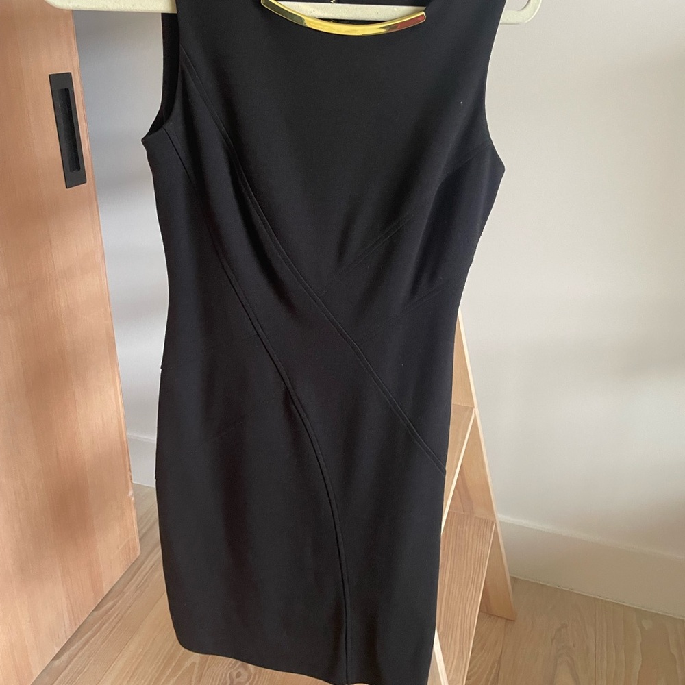 Calvin Klein Black Sleeveless Dress